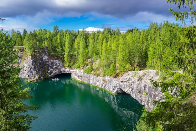 Marmorschlucht im Ruskeala Natural Mountain Park