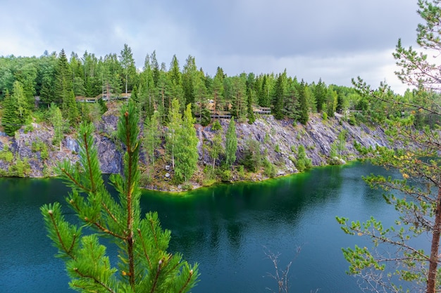 Marmorschlucht im Ruskeala Natural Mountain Park