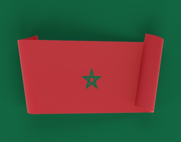 Foto marokko ribbon banner