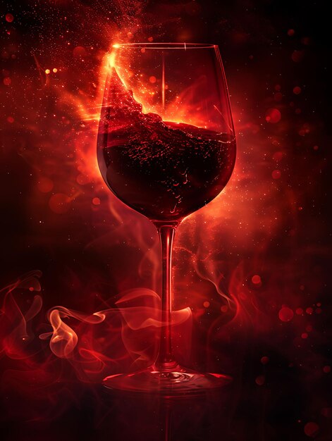 Maroon Dust Wine Effect mit Rotwein und Maroon Color Glowi Effect FX Texture Film Filter BG Art