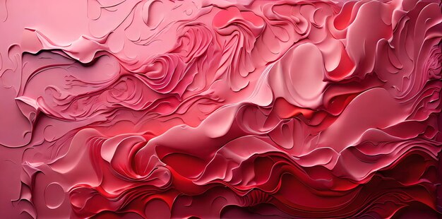 Maroon Farbe Abstract Gemaltes Meer 3D Hintergrund Wand Tapeten