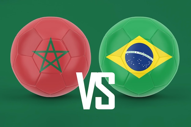 Marrocos VS Brasil Futebol