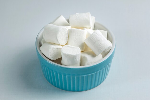 Marshmallow blanco. Dulces malvaviscos.