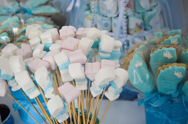 Foto los marshmallows en casa