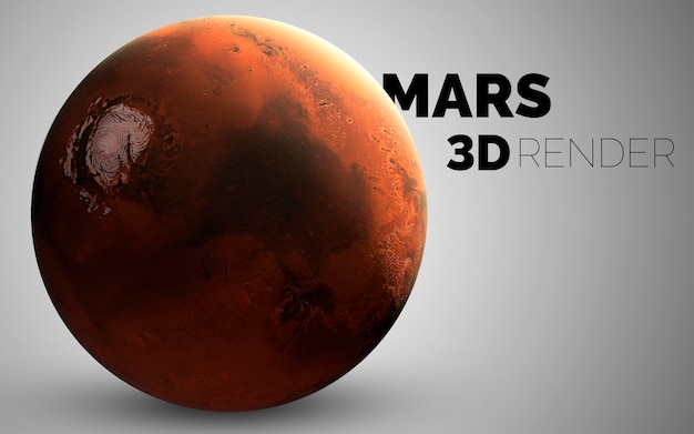 Marte Conjunto de planetas do sistema solar renderizados em 3D Elementos desta imagem fornecidos pela NASA