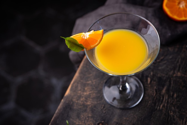 Martini de laranja ou coquetel de margarita