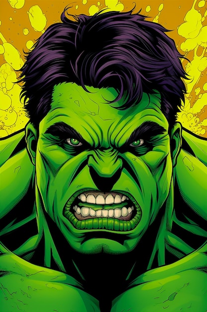 Marvel Hulk-Illustration