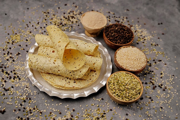 Marwadi Rajasthani Indian Spicy Papad