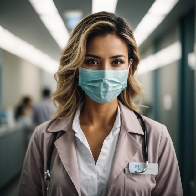 Foto más allá de la bata blanca, las ideas de los médicos y las enfermeras