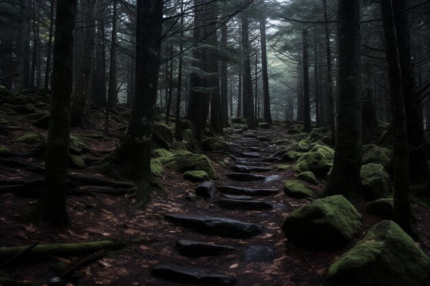 Foto más allá de los caminos trillados