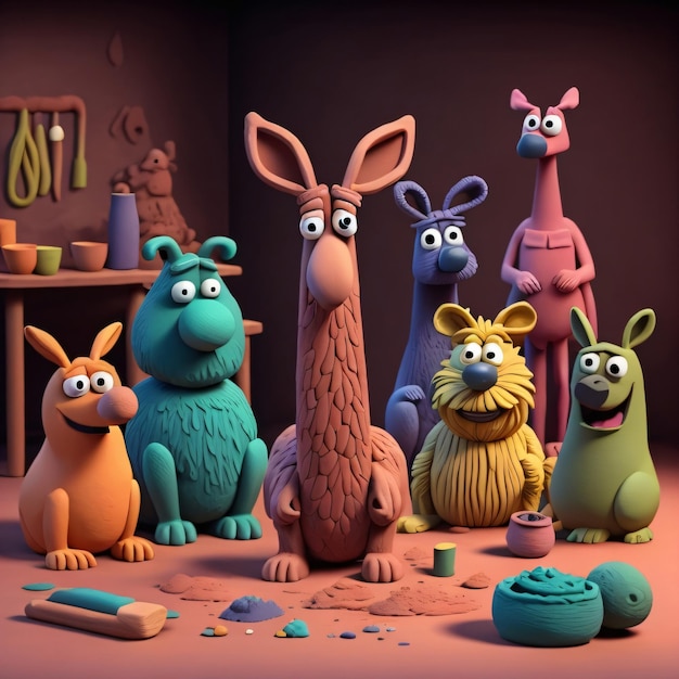 más personajes para animación 3d