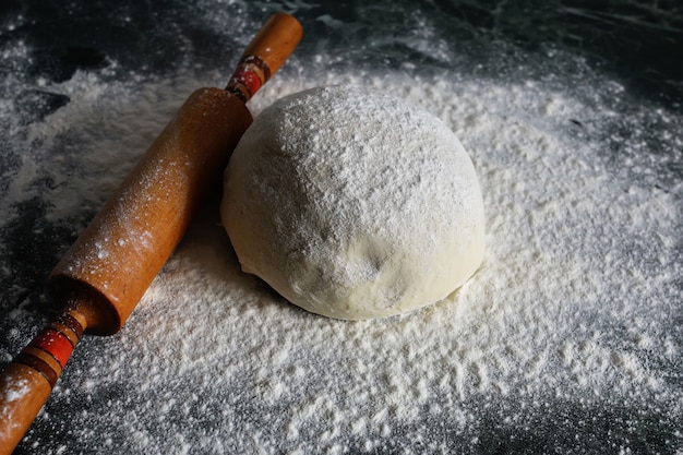 Masa amasar harina panadería