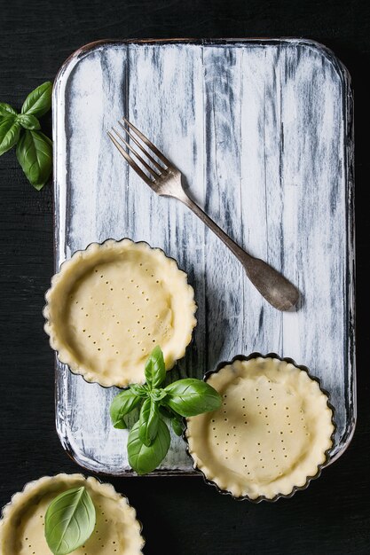 Masa para hornear tarta de quiche