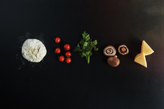 la masa con los ingredientes para su preparación