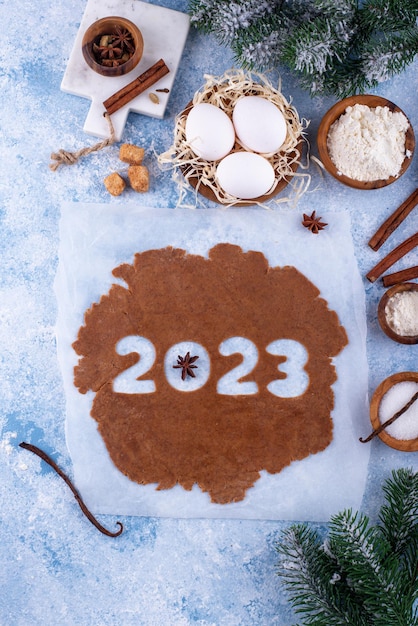 Masa de pan de jengibre para galletas en forma de 2023