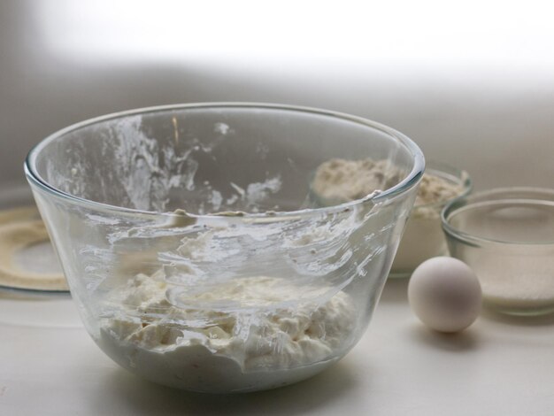 Masa para panqueques de tarta de queso de requesón