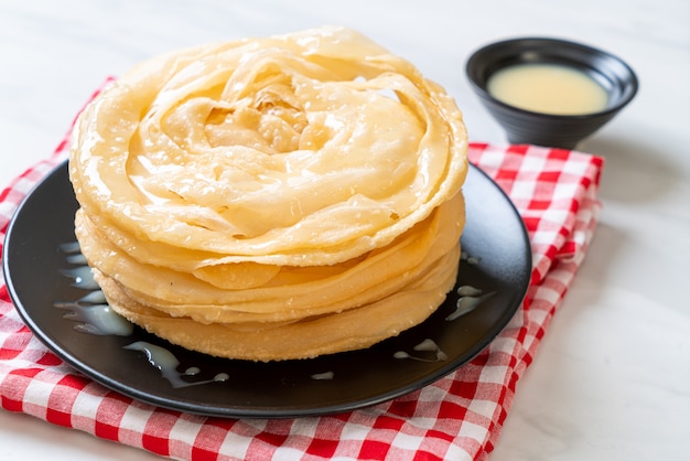 masa de roti crujiente frita