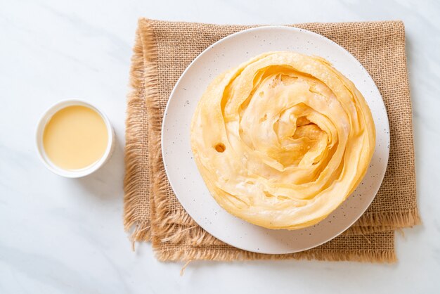 masa de roti crujiente frita