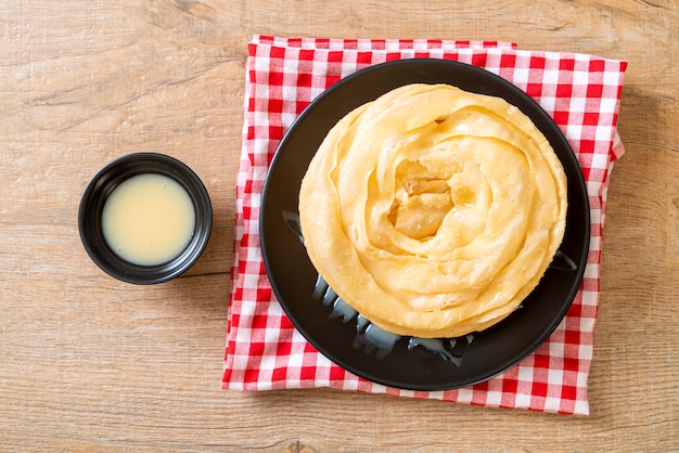 masa de roti crujiente frita