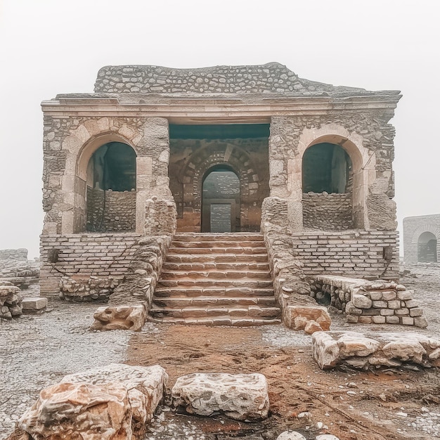 Masada Mar Morto antiga fortaleza com significado histórico com vista para o Dead View