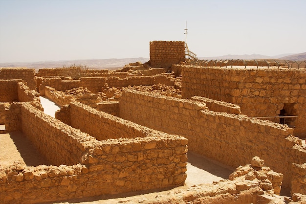 Masada Sommertag Reisefoto