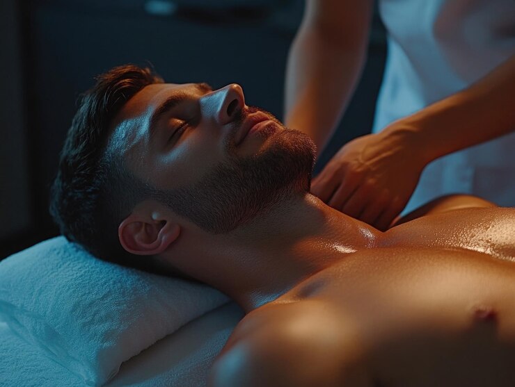 Masaje relajante en el spa