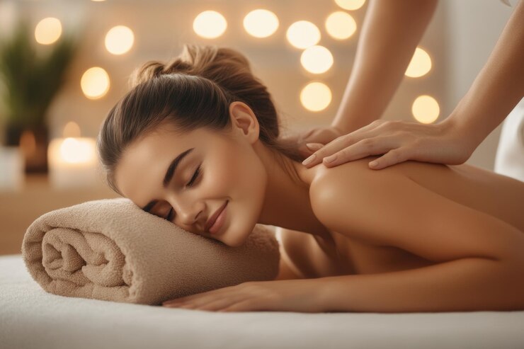 Masaje de spa relajante para la salud y el bienestar con un ambiente pacífico y terapia profesional