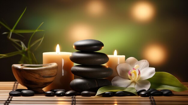 El masaje zen relajante es una experiencia de paz y tranquilidad.