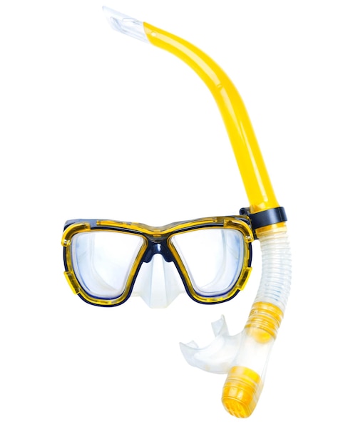 Máscara de buceo aislada snorkel