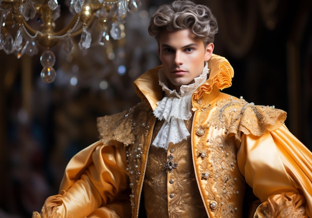 Foto máscara de carnaval veneciana tradición y glamour generada por la ia