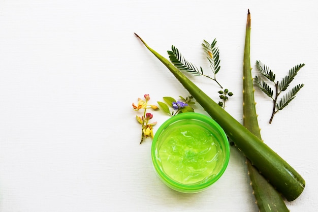 Máscara facial calmante extrato de aloe vera