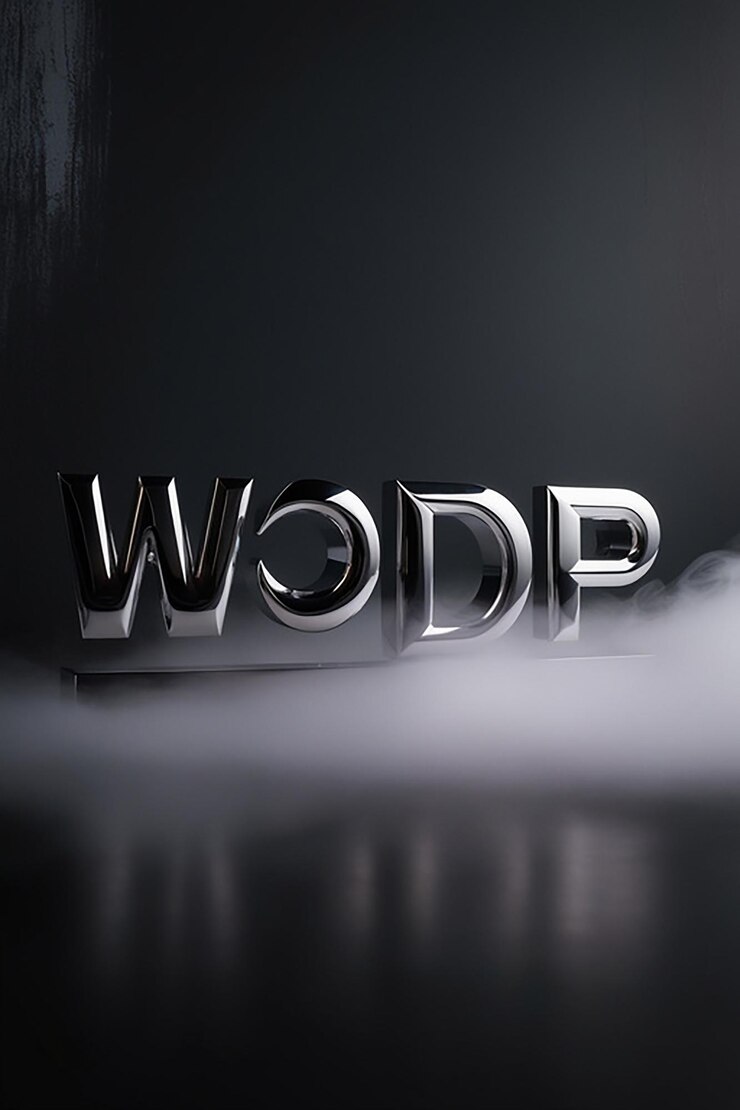 Foto máscara metálica misteriosa con la inscripción wopp