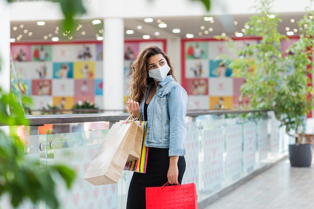 Máscara de mujer de compras segura covid 19