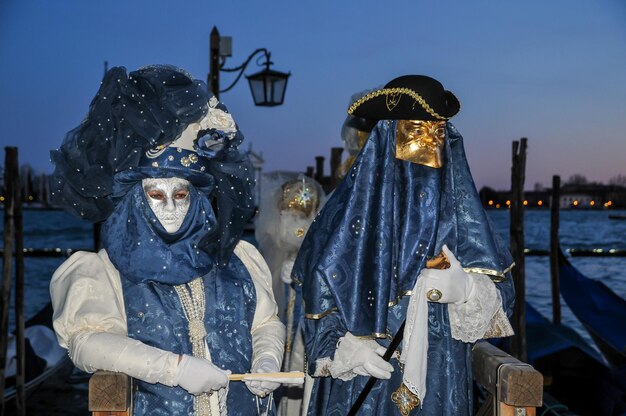 Máscara tradicional del carnaval de Venecia