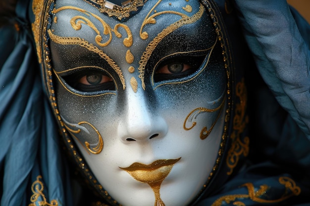 Máscaras y trajes coloridos en el tradicional Carnaval de Venecia Carnaval veneciano Mardi Gras