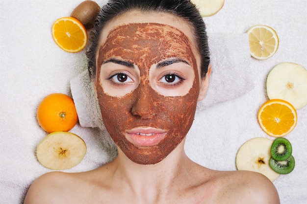 Foto mascarillas faciales naturales de frutas caseras