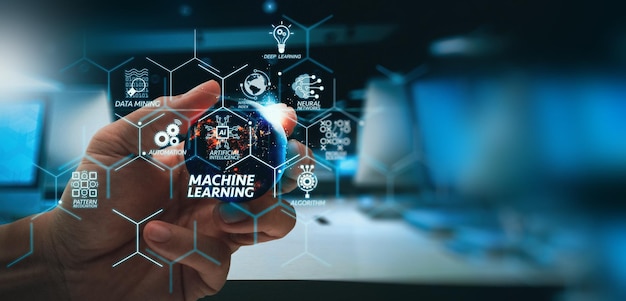 Maschinelle Lerntechnologie künstliche Intelligenz KI neuronale Netzwerkautomatisierung Data Mining