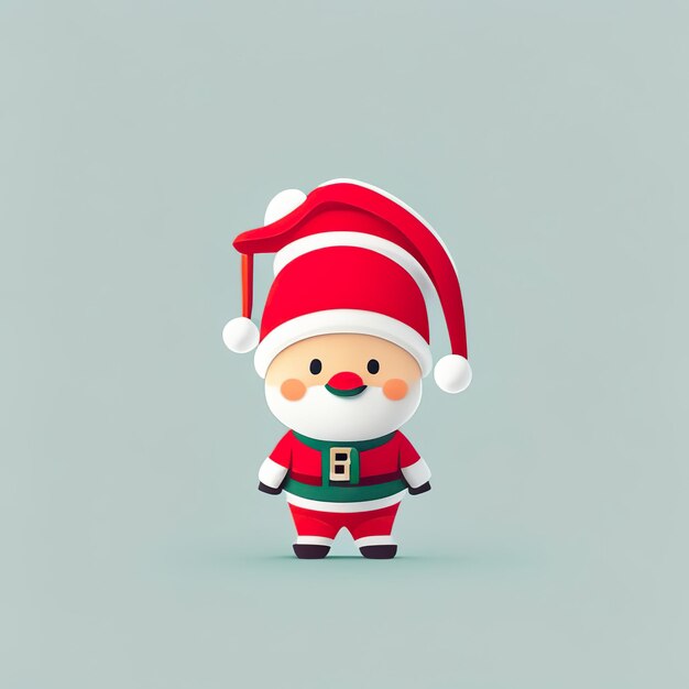 Mascote minimalista de Natal Generative AI