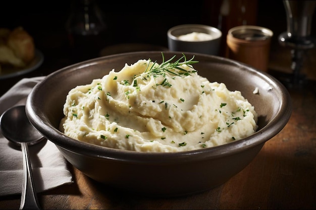 Mash cremoso de rábano picante