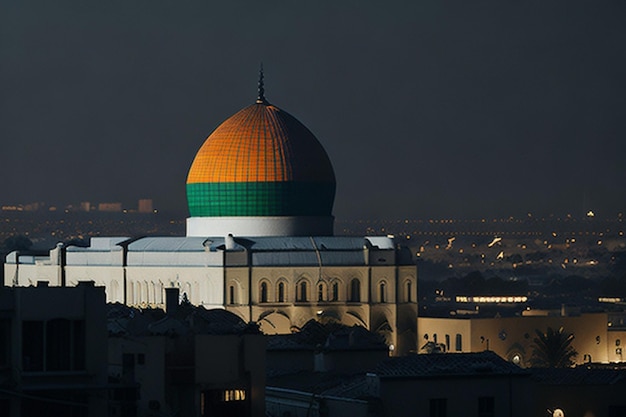 Masjid al-Aqsa, en la ciudad de Palestina.