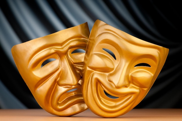Masken mit dem Theaterkonzept