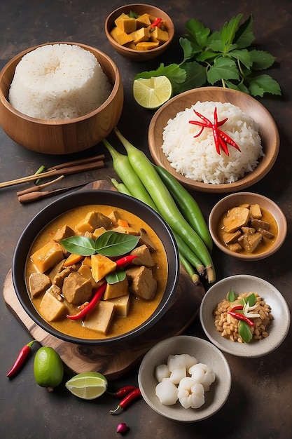 Massaman curry da Tailândia