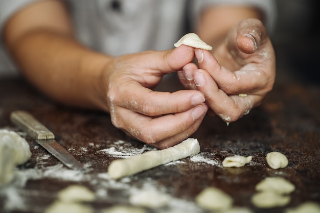 Massas Orecchiette caseiras