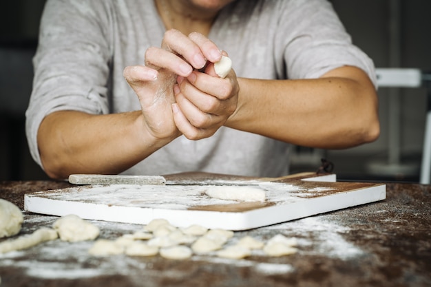 Foto massas orecchiette caseiras