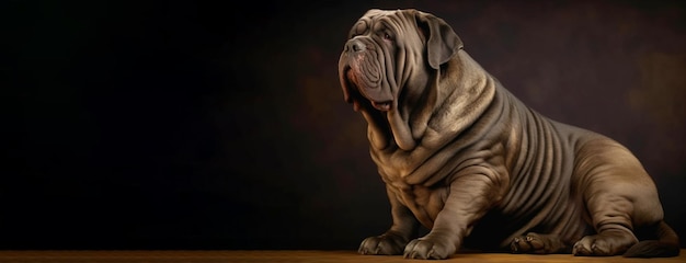 Mastino Neapolitan Mastiff pura raça bela raça de cão de fundo natureza