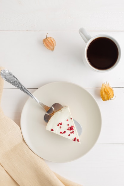 Matcha-Käsekuchen mit grünem Tee