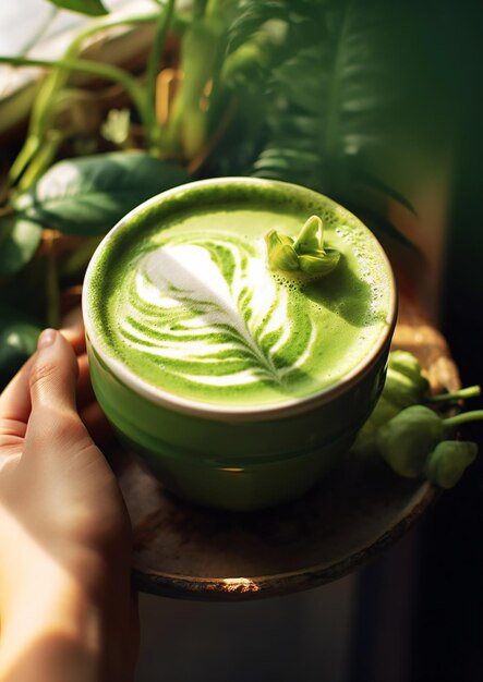 Matcha Latte da Manhã