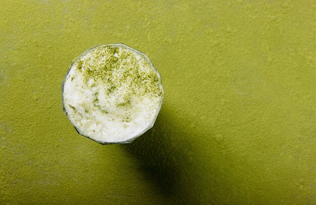 Matcha Tee, Draufsicht