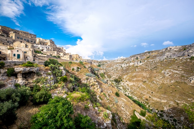 Foto matera, die stadt der steine