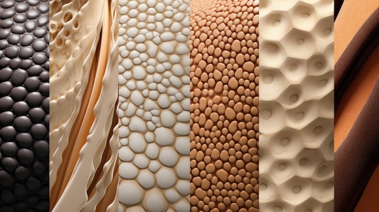 Foto materiais e texturas inovadoras